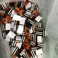 Tuiles de Mahjong Personnalisées à Trois Couches Tortoise en Acrylique Américain pour Jeux de Société et Divertissement