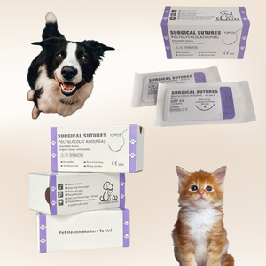 Suturas Quirúrgicas Veterinarias Recubiertas de PGA/PDO/seda/nailon/catgut/PGLA/<span class=keywords><strong>PDS</strong></span>, Suturas de Dioxanona - Product Image 1