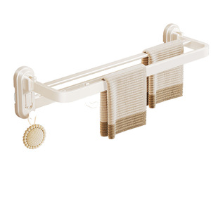 Porte-serviettes à ventouse Blue Vine, étagère murale de 10 m pour salle de bain et toilettes - Product Image 1