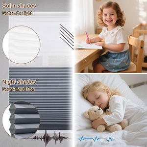 Stores alvéolaires sans fil jour et nuit, stores cellulaires double couche avec tissu occultant et filtrant la lumière, stores isolants thermiquement - Product Image 2
