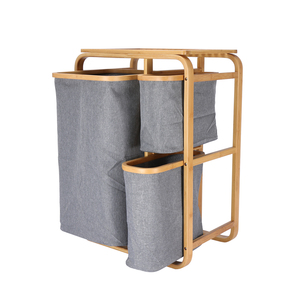 Bamboo <strong>Wood</strong> <strong>Laundry</strong> Hamper Organize Bamboo <strong>Laundry</strong> <strong>Basket</strong> - Product Image 1