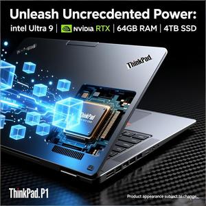Laptop Lenovo ThinkPad P1 16 inch Ultra9-185H, RAM 64GB, SSD 4TB, RTX 4070 8GB, màn hình 2.5K, máy trạm di động dành cho thiết kế AI và 3D - Product Image 3