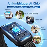 Kein E-Shock Kein Schaden Anti-Barking-Trainings halsband mit einstellbarer Trainings kombination IP67 Hunde trainings halsband
