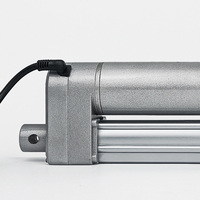 Aktuator linier listrik DC 12v 24v 300kg, aktuator linier kendali jarak jauh dengan aktuator Linear pengendali jarak jauh