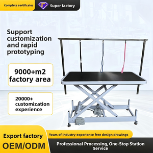 Mesa <span class=keywords><strong>de</strong></span> Peluquería para Mascotas con Altura Ajustable, Elevador <span class=keywords><strong>de</strong></span> <span class=keywords><strong>Tijeras</strong></span>, Mesa <span class=keywords><strong>de</strong></span> Peluquería para Perros con Elevación Eléctrica por Pedal - Product Image 1