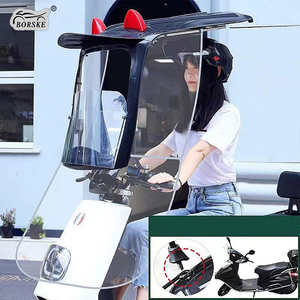 Logo personnalisé imprimé Scooter électrique universel moto auvent pare-soleil auvent scooter auvent <span class=keywords><strong>abri</strong></span> contre la pluie - Product Image 3