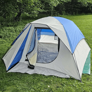 Tente double couche en fibre de verre Oxford à montage rapide, une chambre, quatre saisons, pour base de camping prolongée et secours prolongés - Product Image 6