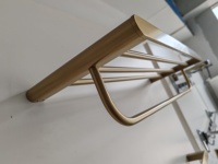 Prix d'usine – Porte-serviettes simple moderne en acier inoxydable 304 brossé argenté, résistant à la rouille, 250 mm, pour usage hôtelier