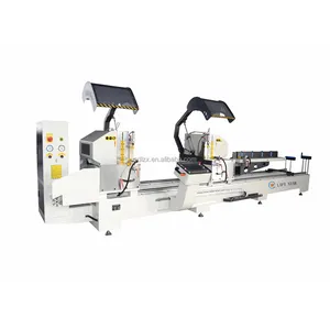 2024 new design pvc frame double heads cutting saw upvc frame double heads cutting saw cnc upvc double heads cutting saw