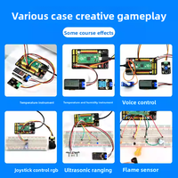 Kit Arduino - Carte mère classique R3 avec plateau de prototypage et fils de liaison essentiels, kit de démarrage Arduino pour débutants