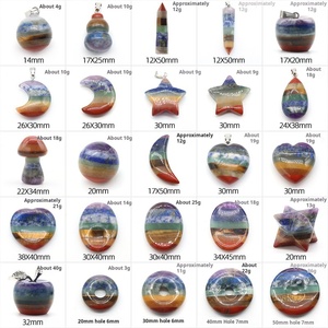 7 Chakra <span class=keywords><strong>orgone</strong></span> năng lượng tinh thể chữa bệnh Mặt Dây Chuyền Vòng cổ đá quý khắc sọ thiên thần kim tự tháp Sao Mặt Trăng trái tim pha lê thủ công mỹ nghệ - Product Image 4