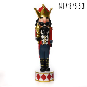 Artisanat d'intérieur, meilleur cadeau de Noël pour petit ami, ensemble de poupées en résine, <span class=keywords><strong>casse</strong></span>-<span class=keywords><strong>noisette</strong></span> soldat pour table - Product Image 2