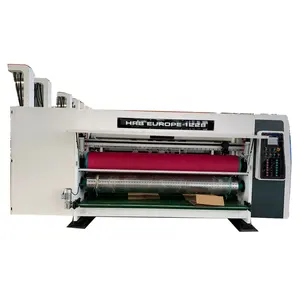high speed fully automatic 4 colors cardboard flexo printer slotter die cutter machine