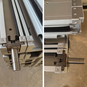 Barrera de Protección Contra Inundaciones, Barrera Impermeable Extraíble para el Control de Inundaciones, Barrera Automática de Aluminio para el Hogar - Product Image 6