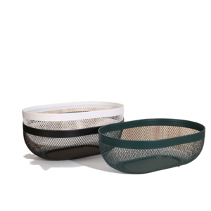 Panier de rangement ovale en maille écologique et durable pour fruits, idéal pour la maison, gain de place, pour bureau - Vente chaude - Product Image 1