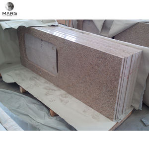 Заводская поставка <span class=keywords><strong>G682</strong></span> золотисто-желтый гранит цельный кухонный мойник и столешница - Product Image 3