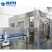 Machine de remplissage rotative automatique de haute précision certifiée CE pour bouteilles en verre/plastique, eau potable, aliments et boissons, à moteur.