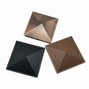 <span class=keywords><strong>Celia</strong></span>-cubiertas de poste, cercado de Metal negro, 6x6 - Product Image 4