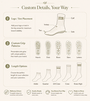 Chaussettes de sport en coton pour femmes, antidérapantes, pour yoga, fitness, danse, pilates, avec logo tricoté sur le bord du mollet