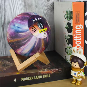 Multi-color <b>LED</b> Modern Bedroom Sitting Moon Position Star Night <b>Light</b> Projector Night Lamp with Remote Control - Product Image 2