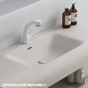 Lavabo <span class=keywords><strong>de</strong></span> Pared <span class=keywords><strong>de</strong></span> Pizarra <span class=keywords><strong>de</strong></span> Lujo Moderno en Oferta, Lavamanos con Espejo Inteligente y Capacidad <span class=keywords><strong>de</strong></span> 12L para Uso en Hoteles - Product Image 3