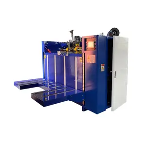 Máquina de costura de caja de cartón corrugado/máquina de caja de cartón de costura semiautomática