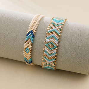 Bracciali moda oro Miyuki gioielli in rilievo regalo nuovi gioielli Boho <span class=keywords><strong>telaio</strong></span> braccialetto di perline per le donne - Product Image 2