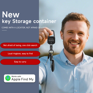 Anti-lost Fashion Smart Custom <strong>Bottle</strong> <strong>Opener</strong> Carabiner Metal Phone Keychain Accessories Lightweight Work With Apple Find My - Product Image 2