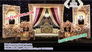 Temática Walima musulmana, escenario de boda antiguo, exclusivo, recepción de boda, Escenario nocturno musulmán, decoración de Escenario nocturno, Nikah - Product Image 3