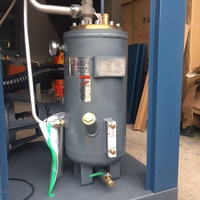 Compresseur d'air à haute capacité 3 phases, 7.5 kw, 10hp, 10 bar, haute performance, pour l'industrie du textile