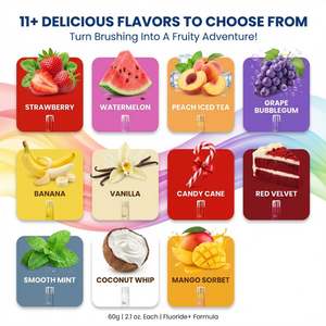 Dentifrice OEM 60g aux saveurs variées, fraîcheur fruitée, bienfaits nettoyants supérieurs, saveur vanille - Product Image 4