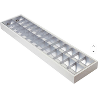 Plafonnier LED encastré ou en saillie 300*1200mm 600*600mm, luminaires LED à grille pour tubes
