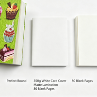 Mini carnet de notes portable vierge en PU personnalisable 75x85mm, reliure parfaite, 350g, laminé mat, 80 pages vierges, pour usage scolaire