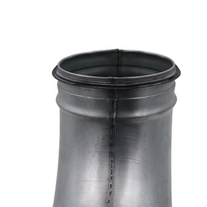 Coude de conduit de <span class=keywords><strong>climatisation</strong></span> central en acier galvanisé à 90 degrés à haute étanchéité avec joint en caoutchouc - Product Image 2