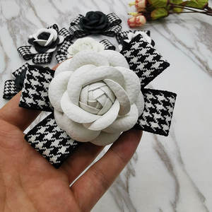 Broche de créateur en cuir PU pour corsage de ruban pour les enfants pour les idées de cadeaux de fiançailles de mariage - Product Image 3