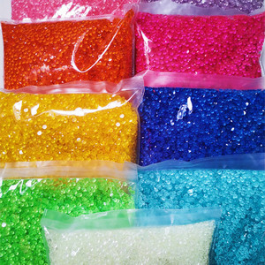 Gros Gros Paquet 2 à 6mm Résine Non Hot Fix Strass en vrac Cristaux en plastique à dos plat pour vêtements Nail Phone Art - Product Image 2