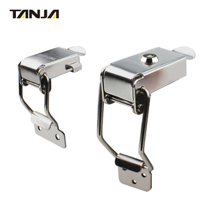 TANJA 210 <span class=keywords><strong>Loquet</strong></span> <span class=keywords><strong>à</strong></span> ressort <span class=keywords><strong>double</strong></span> en acier inoxydable pour boîte <span class=keywords><strong>à</strong></span> outils, ressort de compression, <span class=keywords><strong>loquet</strong></span> <span class=keywords><strong>à</strong></span> <span class=keywords><strong>bascule</strong></span>, pince pour acier, petite taille - Product Image 1