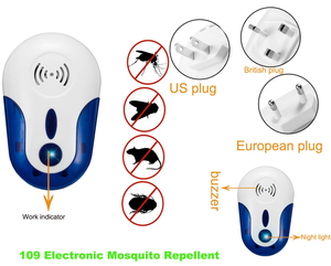 saijzek OEM ODM Nouveau Répulsif Électronique Intelligent <span class=keywords><strong>Anti</strong></span>-Moustiques et Nuisibles à Ultrasons - Product Image 2