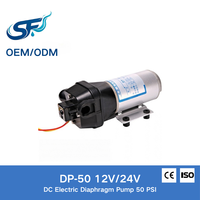Pompe à diaphragme micro 24V, pompe à moteur CC 24V pour camping-car, pulvérisation d'eau, mousse, désherbant, brumisateur, jardin, pelouse, voiture