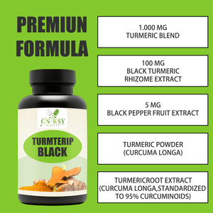 Vente flash : capsules de curcuma noir, complément alimentaire, mélange exclusif, soutient la santé globale, améliore le métabolisme, capsules - Product Image 3