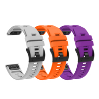 Gelang Silikon CM 26mm untuk GARMIN Fenix 7X Pro/6X /5X /5X Plus / 6X Pro/ Descent Mk2i /MK3i