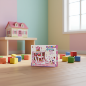 Cinder Girl Diy Villa Paradise Plastic Building Kit For Kids Age 4-6Y - Product Image 2