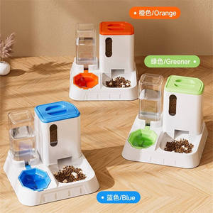 पालतू ऑटो फीडर और वाटर डिस्पेंसर बिल्ली बिल्ली के कटोरे पानी की बोतल कुत्ते का भोजन स्वचालित बिल्ली भोजन पानी डिस्पेंसर - Product Image 3