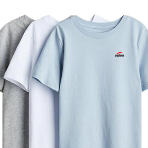 Paquete de 3 <span class=keywords><strong>Camisetas</strong></span> Lisas Premium Personalizadas, <span class=keywords><strong>Camisetas</strong></span> Básicas Unisex de Algodón Suave, Conjunto de Alta Calidad con Impresión de Logotipo Personalizado, Ropa Casual al por Mayor OEM - Product Image 3