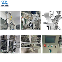 Machine d'emballage ultrasonique pour sachets non tissés à trois soudures latérales, pour épices, marinades, poudres d'assaisonnement, mélanges d'épices, bases de soupes et herbes, petits sachets personnalisés