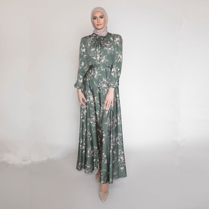 Vestidos de cintura estrecha para mujer, ropa islámica, Jalaba musulmana sólida, Ramadán, borla de Dubái, Jalabiya, gran oferta - Product Image 3