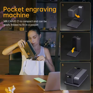 เครื่อง3D เครื่องพิมพ์เลเซอร์ LAZER แบบ DIY เครื่องแกะสลักพื้นผิวโค้งพร้อมแกนหมุน - Product Image 5