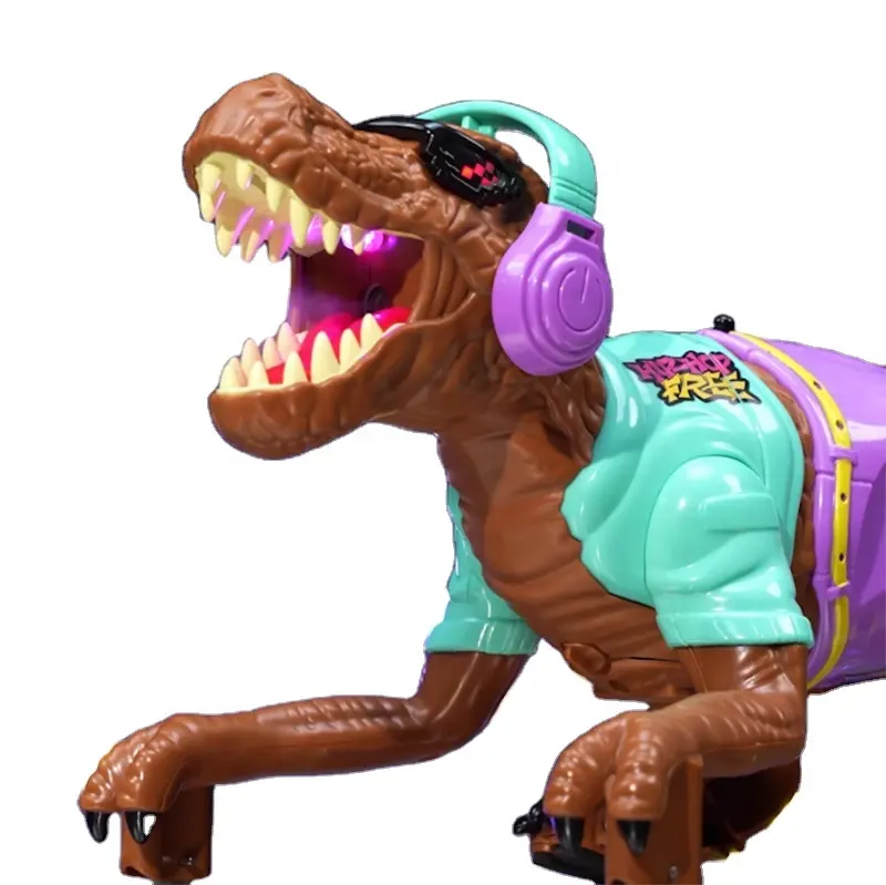 HIP HOP nouveau produit infrarouge télécommande animaux jouets rc dinosaure avec son lumière Juguetes dino cadeau de noël