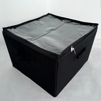 Boîte de rangement pour chaussures pliable multifonctionnelle en tissu non tissé Behome Collection avec 16 compartiments