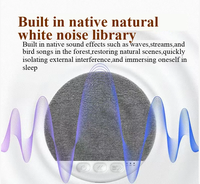 Mini haut-parleur portable en plastique avec bruit blanc naturel intégré pour chambre d'adultes et d'enfants, rechargeable 5.4, idéal pour les voyages